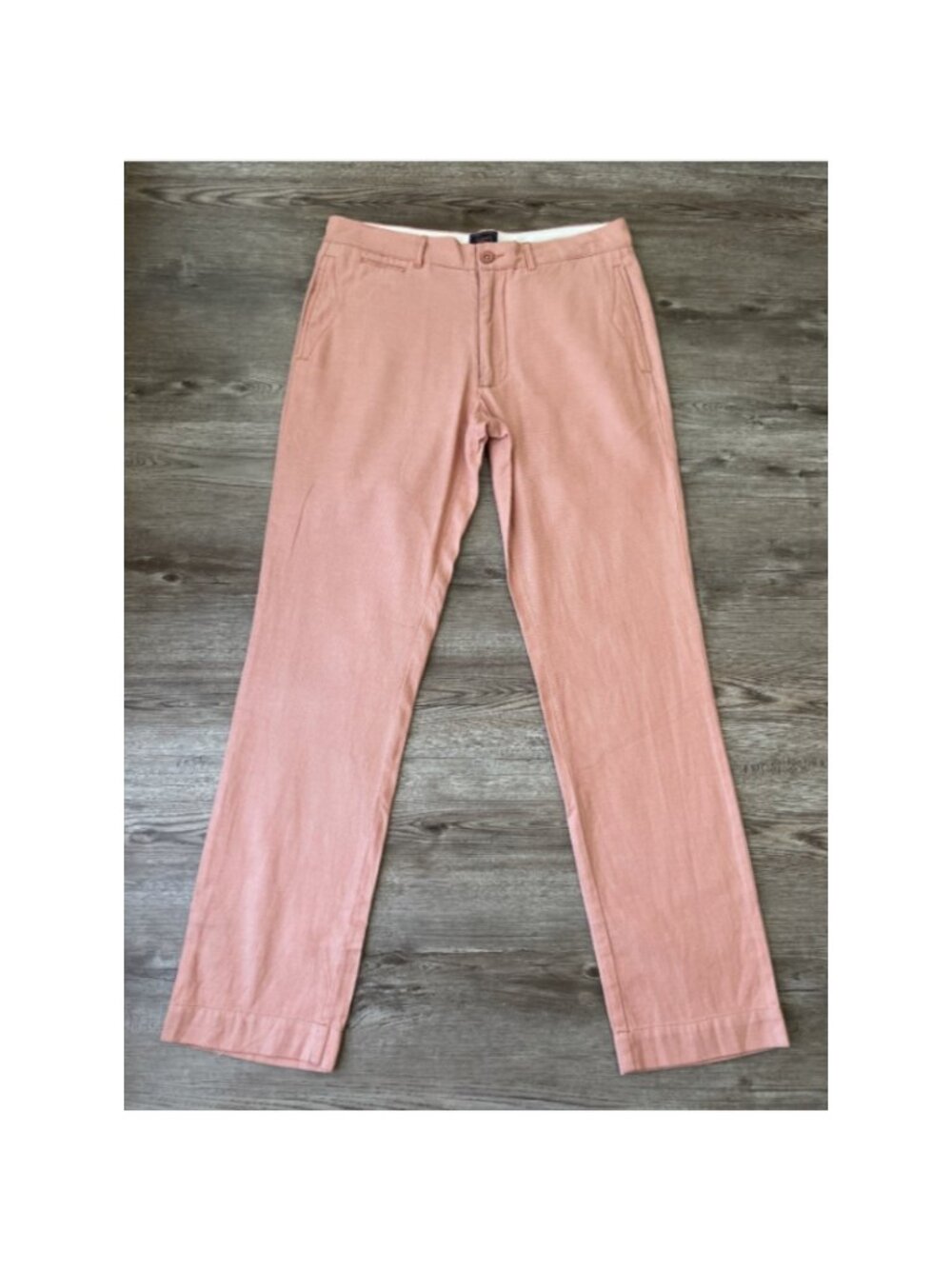 Grayers Chino Pants Mens 34x32 Orange Modern Straight Fit Preppy Cotton